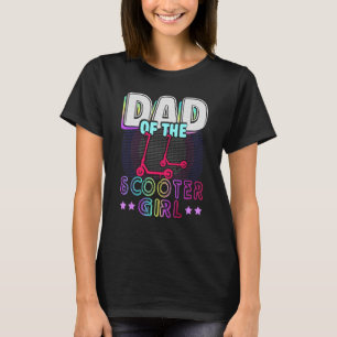 Camiseta Rollin En El Papá De Los Niños Chicas Scooter Cel 