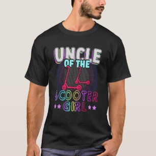 Camiseta Rollin En El Tío Del Chica Scooter Niños Retro C
