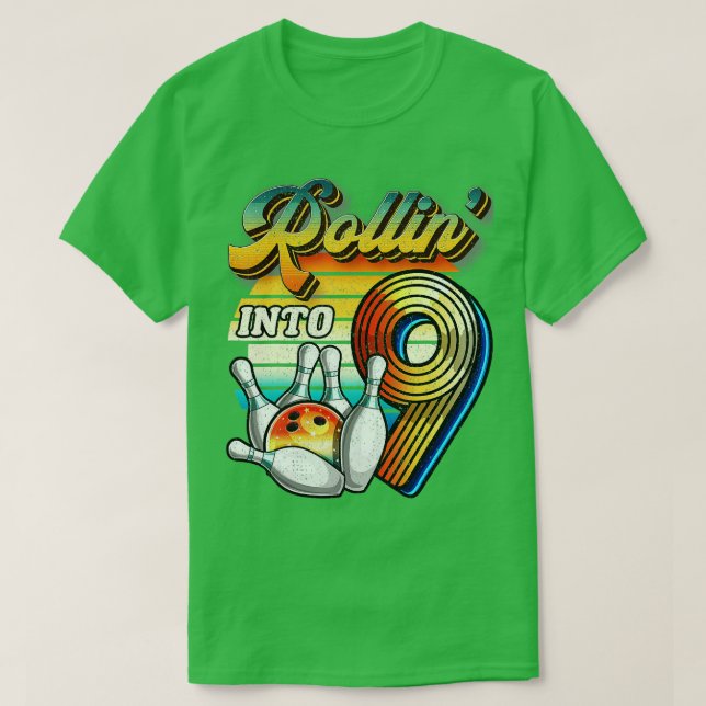 Camiseta Rollin en la Novena Fiesta de Cumpleaños de los 9  (Diseño del anverso)