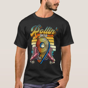 Camiseta Rollin' en pista de patinaje sobre patinaje sobre 
