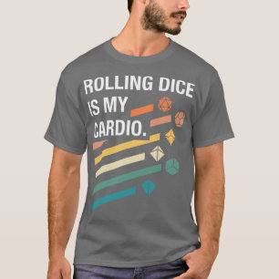 Camiseta Rolling Dice es My dio Funny RPG Quotes