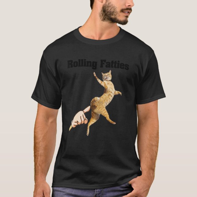 Camiseta Rolling Fatties Cat 2 (Anverso)