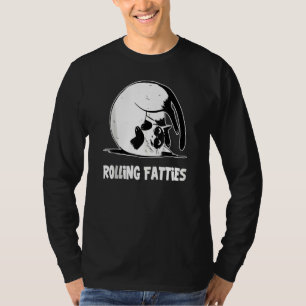Camiseta Rolling Fatties Cat Cat Cat Cat Cat Dad Animal