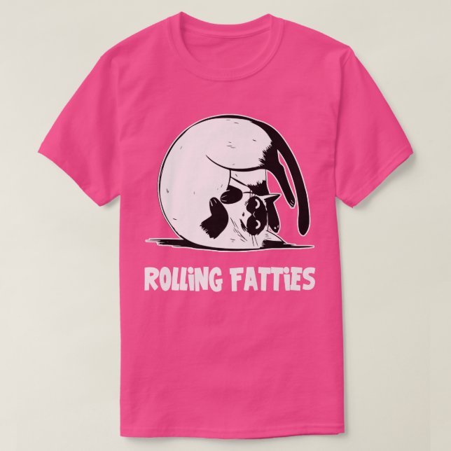 Camiseta Rolling Fatties Cat Funny Cat Lover Set Cat Lover  (Diseño del anverso)