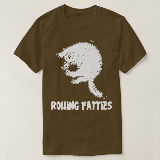 Camiseta Rolling Fatties Cat Funny Cat Lover Set Cat Lover  (Diseño del anverso)