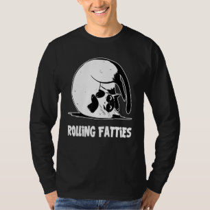 Camiseta Rolling Fatties Cat Outfit Cat Cat Dad Cat Mom 7