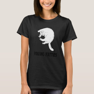 Camiseta Rolling Fatties Cat Outfit Cat Cat Dad Mom