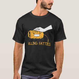 Camiseta Rolling Fatties Funny Cat Lover Cat Mamá Papá Ki