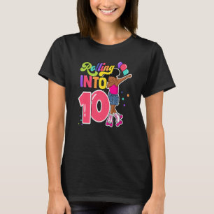 Camiseta Rolling In 10 Years Dabbing Roller Skate 10t