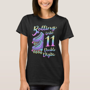 Camiseta Rolling In 11 Doble Dígitos Roller Skates 11th B