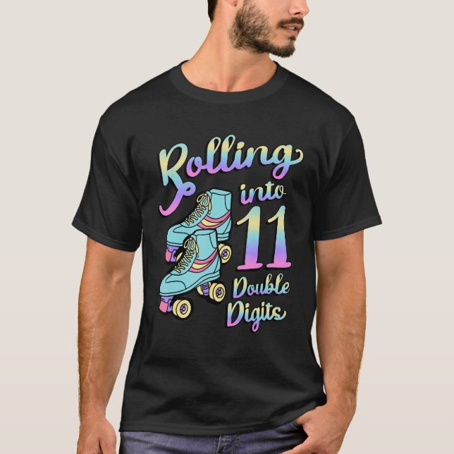 Camiseta Rolling In 11 Doble Digits Roller Skaters 11º (Anverso)