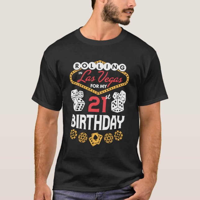 Camiseta Rolling In Las Vegas For My (Anverso)