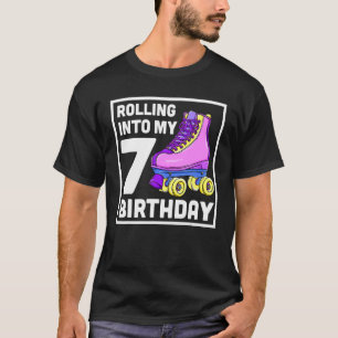 Camiseta Rolling In My 7 Birthday Kids 7Aniversario Siete A