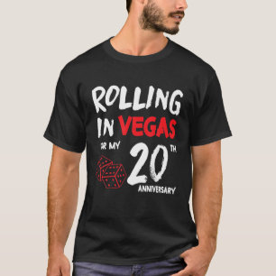 Camiseta Rolling In Vegas Para Mi 20 Aniversario Boda M