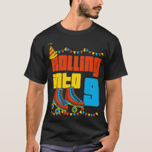 Camiseta Rolling Into 9 Roller Skate Noveno Partido de Cump