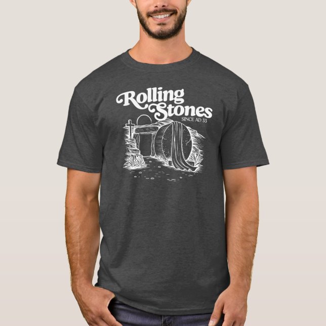 Camiseta Rolling Stone Retro Jesus Since AD (Anverso)