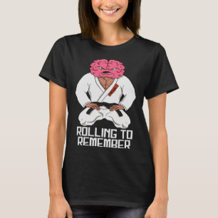 Camiseta Rolling To Remember Brazil Jiu Jitsu BJJ MMA