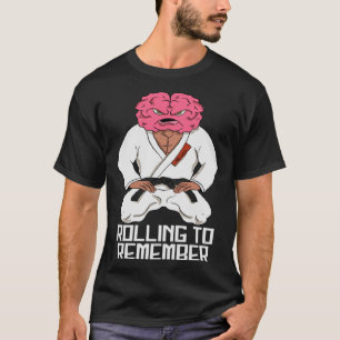 Camiseta Rolling To Remember Brazil Jiu Jitsu BJJ MMA