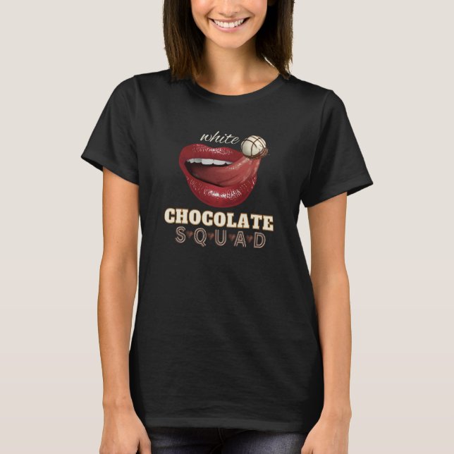 Camiseta Rolling White Chocolate Chip Gourmand Tongue (Anverso)