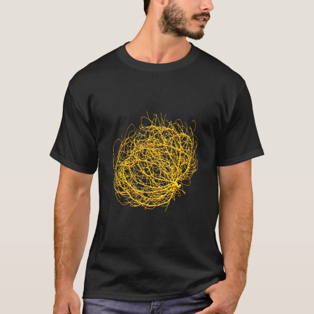 Camiseta RollinGolden Tumbleweed Planta Arte Original (Anverso)