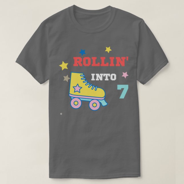 Camiseta Rollinx27 en 7 Skate Roller Jam Skating Inline F (Diseño del anverso)