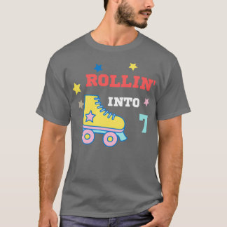 Camiseta Rollinx27 en 7 Skate Roller Jam Skating Inline F