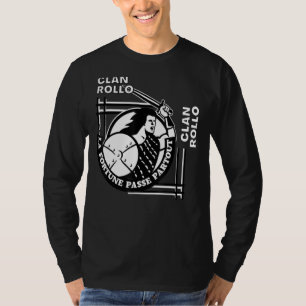 Camiseta Rollo Clan Gaelic Motto Swordsman