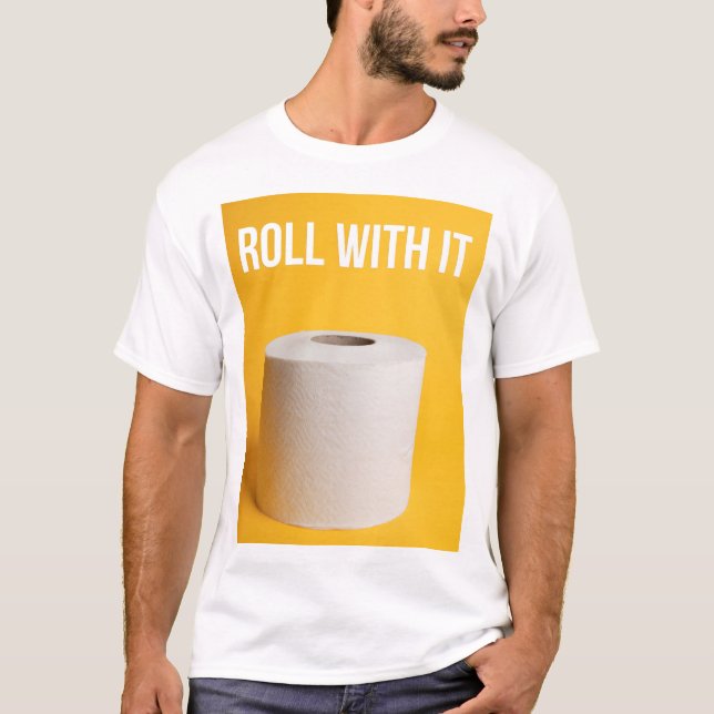 Camiseta Rollo Con Papel De Aseo (Anverso)