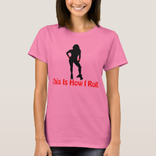 Camiseta Rollo de Derby del rodillo
