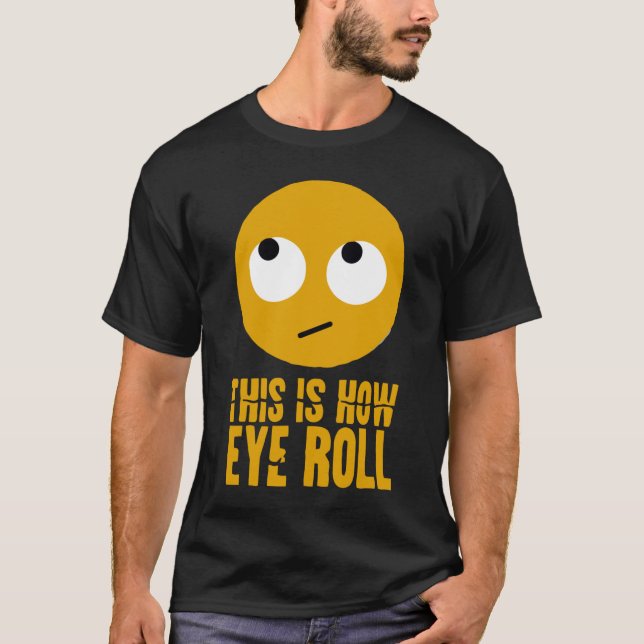 Camiseta Rollo de emoji (Anverso)