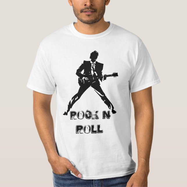 Camiseta Rollo de la roca N (Anverso)