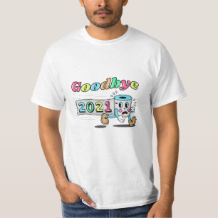 Camiseta Rollo de papel higiénico Adiós 2021
