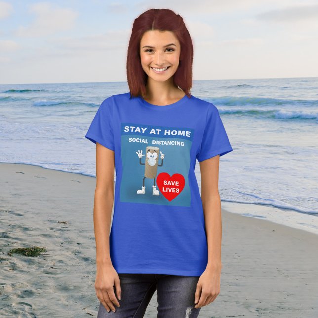 Camiseta Rollo de papel higiénico vacío Seguridad Primer me (Subido por el creador)