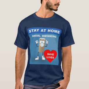 Camiseta Rollo de papel higiénico vacío Seguridad Primer me