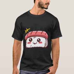Camiseta Rollo de Sushi Kawaii - Comida Japonesa