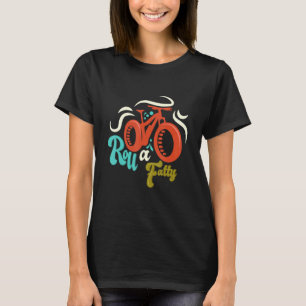 Camiseta Rollo De Un Tiro De Grasa Grasa De Bicicleta Ebike