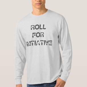 Camiseta Rollo para dragones de mazmorras de iniciativa