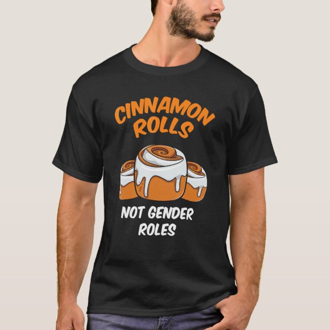 Camiseta Rollos de canela no roles de género (Anverso)