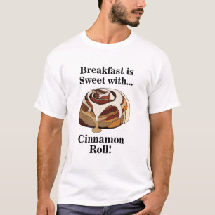 Camiseta Rollos de Canela Pan Dulce Amante de la Comida