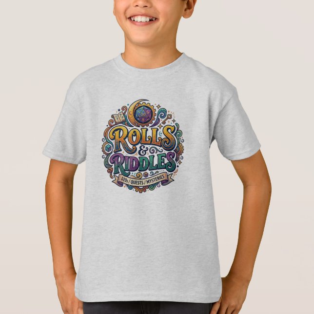 Camiseta Rollos y Adivinanzas (Anverso)