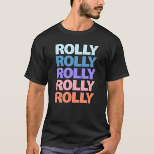 Camiseta Rolly de texto repetido moderno
