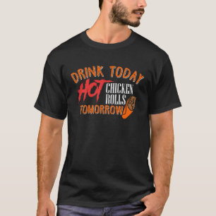 Camiseta Rolos Calientes De Pollo Irlanda Bebiendo St Patri