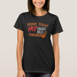 Camiseta Rolos Calientes De Pollo Irlanda Bebiendo St Patri
