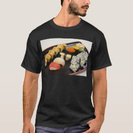 Camiseta Rolos De Sushi Sésamo Jengibre Wasabi Japón Cocina