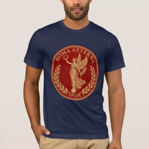 Camiseta Roma Aeterna – Victoria Alada Romana SPQR