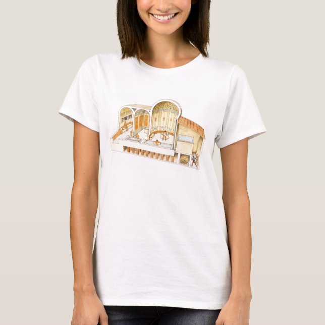 Camiseta Roma. Baños privados (Anverso)