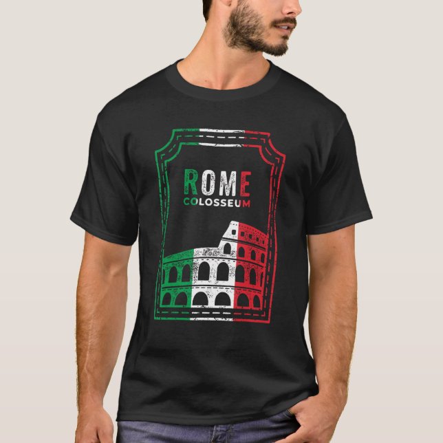 Camiseta Roma Colosseo Italia Anfiteatro romano Anfiteatro  (Anverso)
