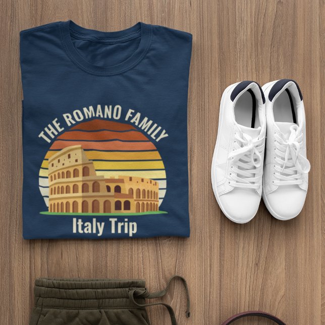 Camiseta Roma Colosseum Personalizado Familia Italia Viaje  (Subido por el creador)
