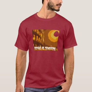 Camiseta Roma está quemando