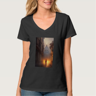 Camiseta Roma Fantasía Académica Oscura Gótica
